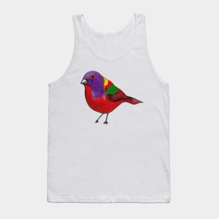 Painted bunting , cute bird Tank Top